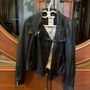 SOÏA AND KYO LEATHER JACKET.